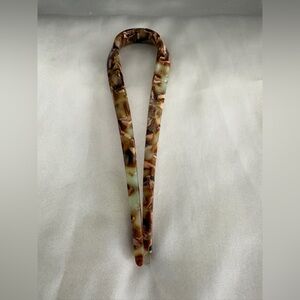 Tortoiseshell Patterned French Hair Pin